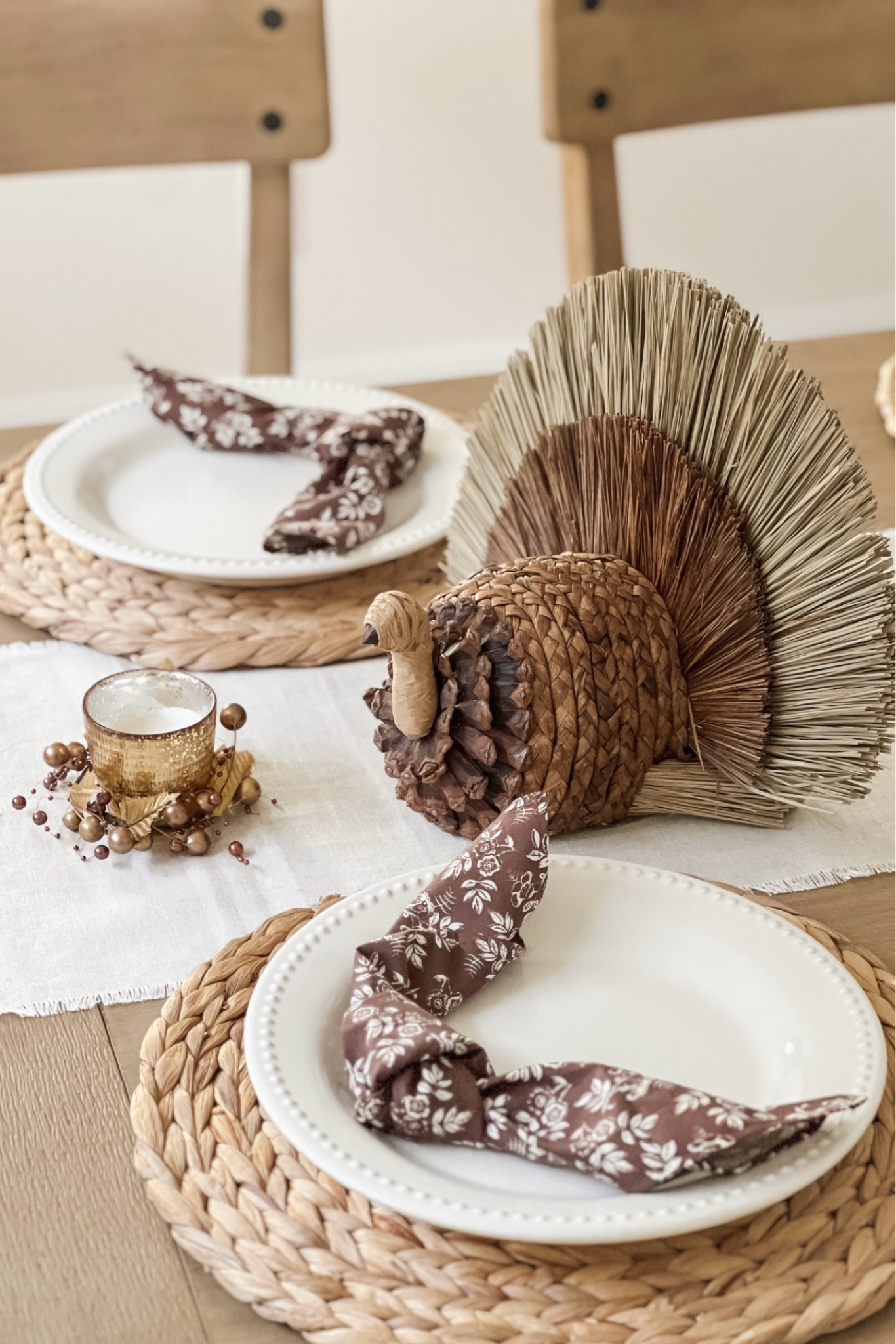 I absolutely adore this turkey figure made from natural elements that I found for #LTKThanksgiving last year — I just saw that they brought it (well, a slightly different version) back this year! I’m so tempted to buy this year’s version too!

I know it feels a bit soon to talk about Thanksgiving, but these turkeys always sell out quickly so I wanted to share before they’re gone!

*Note: I have the large size. 🦃

#LTKHome #LTKSeasonal