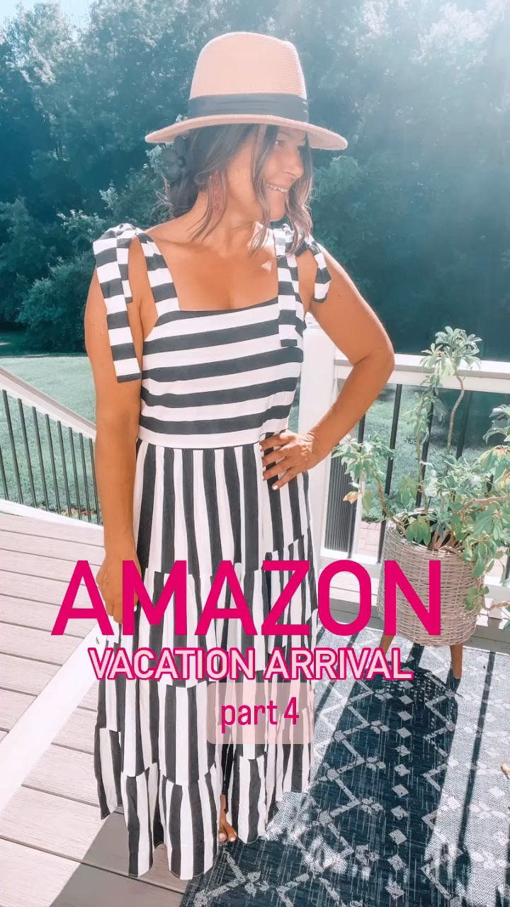 You belong on a Mediterranean escape with this dress!!! 
The shoulder ties make is so feminine and darling. Wearing a small. @amazonfashion 

#LTKVideo #LTKTravel #LTKOver40
