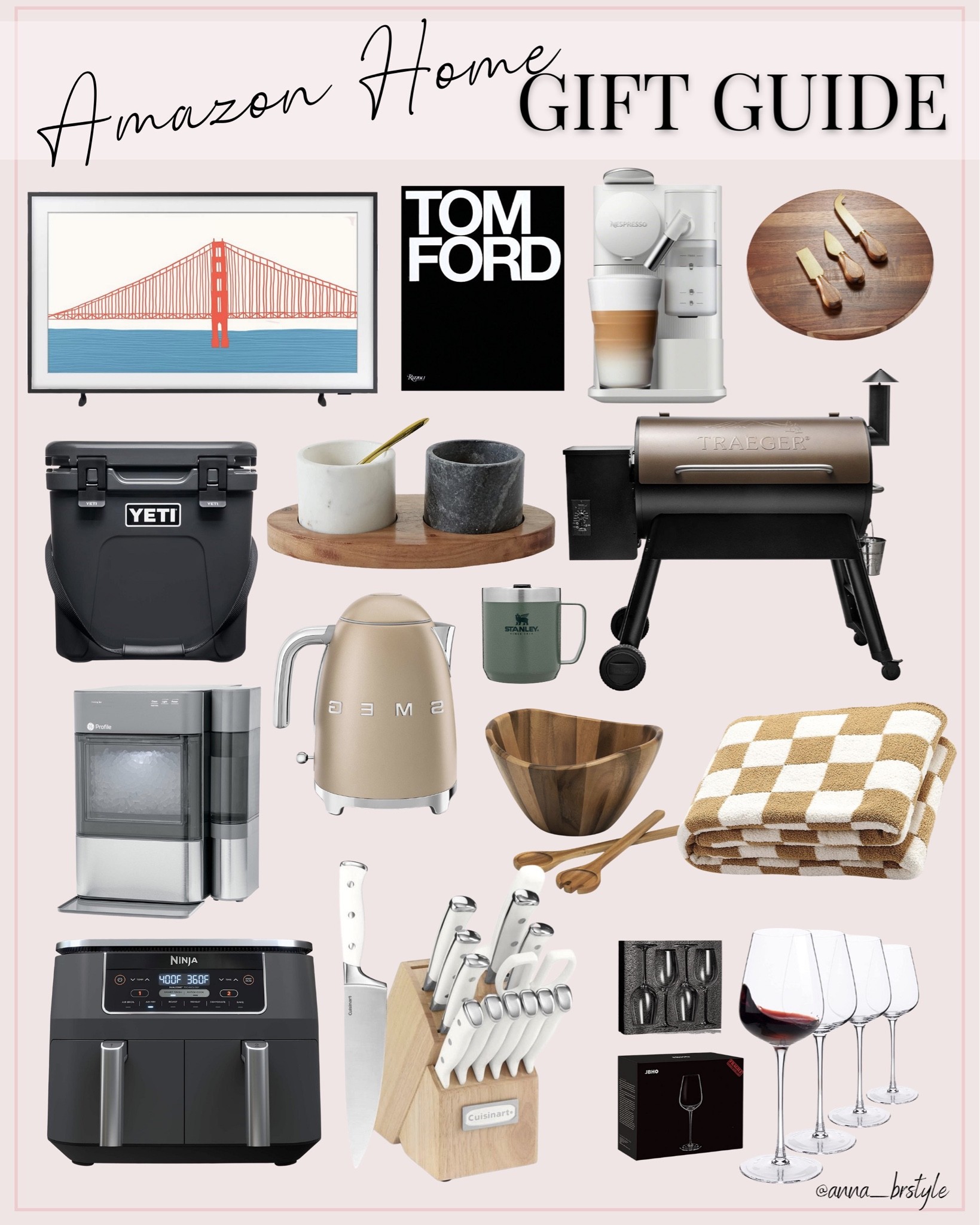 gift guides for the home / house warming gifts / christmas season / amazon home finds / the frame tv / yeti cooler / ice maker / throw blanket / grill / cheese board / marble bowls / mixing bowl / nespresso / air fryer 

#LTKSeasonal #LTKHoliday #LTKhome