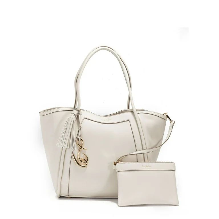 Sam Edelman Women's Neli Tote With Pouch Ivory | Walmart (US)