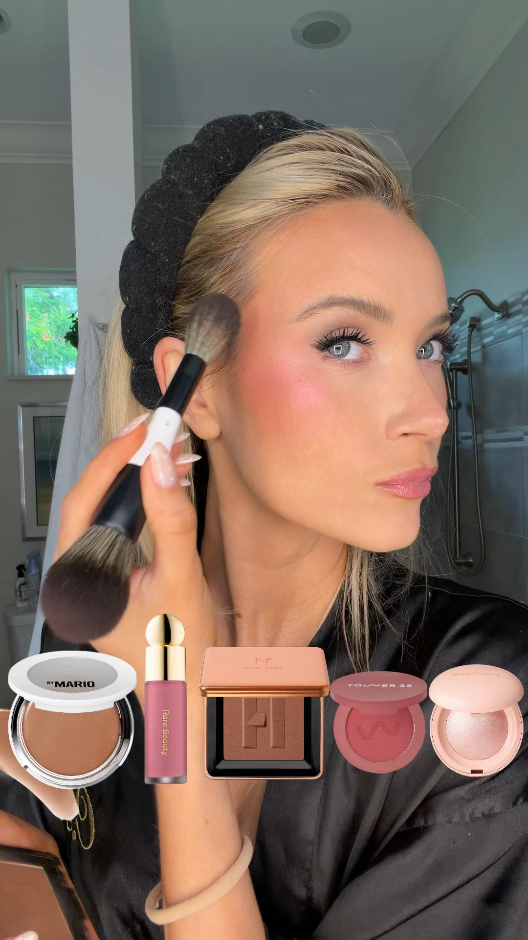 Been debating if I want to do my makeup on my wedding! 

Here’s everything I used for this look!
✨Skin prep: tatcha moisturizer 
✨hourglass vanish primer 

Creams / Liquids 
✨Foundation: Armani luminous silk (shade 6.5 & 5)
✨Under eye brightener: kosas color corrector revealer concealer 
✨Concealer: Natasha denona (n2)
✨Contour: westman atelier (biscuit) 
✨Cream Bronzer: makeup by Mario (medium) 
✨Cream blush: rare beauty (hope)

Eyes 👀 
✨Makeup by Mario neutral eyeshadow palette 
✨Too faced brown liquid eyeliner 
✨Anastasia soft brown brow pencil 
✨Rare beauty clear brow gel 
✨Ysl mascara 

Powders
✨haus labs power sculpt powder bronzer (amber horizon)
✨Tower 28 get set blush (sawtelle slushie)
✨Rare beauty highlighter (happy)

Setting 
✨Kosas pink cloud setting powder 
✨Laura mercier brightening under eye powder (pink)
✨Kosas cloud setting spray 
✨One size setting spray 

Lips 👄 
✨Makeup by Mario lip liner: almond 
✨Sephora lip stains: 69 & 70
✨Clear gloss + ysl loveshine lipstick shade 44

#LTKBeauty #LTKWedding