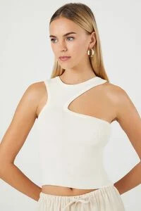 Sweater-Knit Cutout Tank Top | Forever 21 (US)