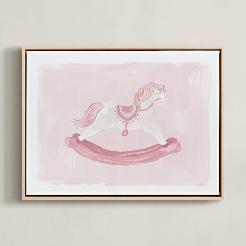 "Rocking Horse" - Painting Limited Edition Art Print by Laura Bercovich. | Minted