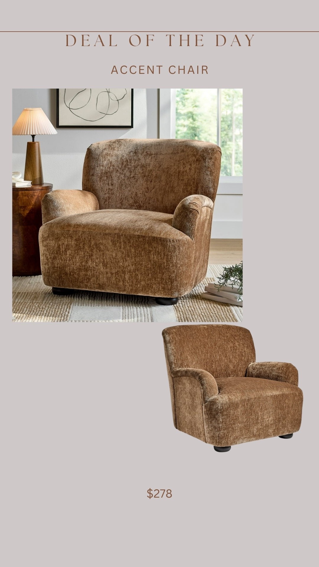 The viral Walmart accent chair just launched in this moody & luxe material!!!!!! 😍😍😍major four hands vibes!!! 

#LTKStyleTip #LTKSaleAlert #LTKHome