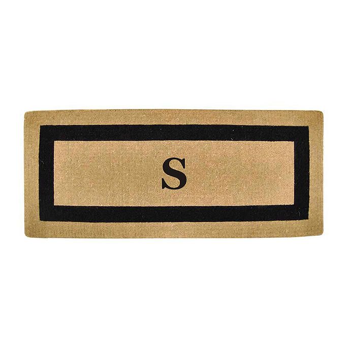 Classic Border Monogrammed Coco Door Mat | Frontgate | Frontgate