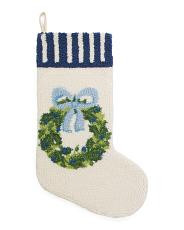 PEKING HANDICRAFT
12x20 preppy wreath hooked stocking

$14.99  Compare At $22 
help
 | TJ Maxx