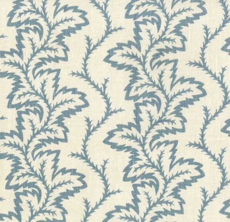 Nickey Haslam Seafern Blue Pillow Cover Designer - Etsy | Etsy (US)