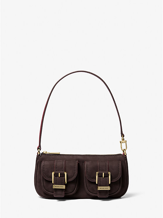 Zoe Small Suede Convertible Pochette | Michael Kors US