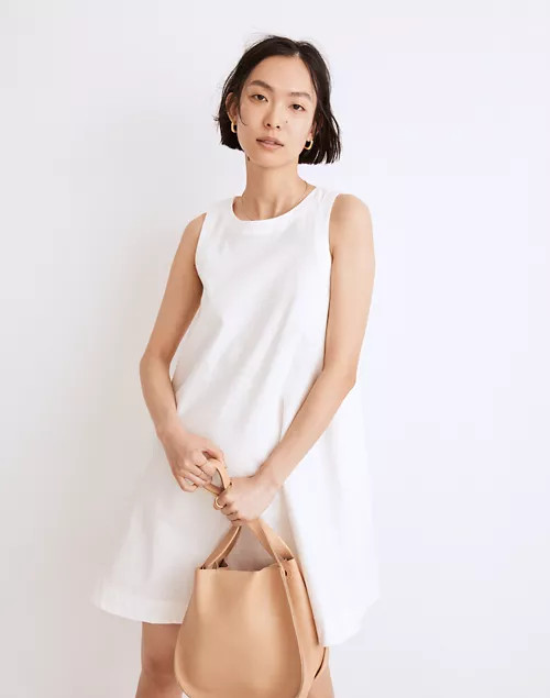 Linen-Cotton Tank Mini Dress | Madewell