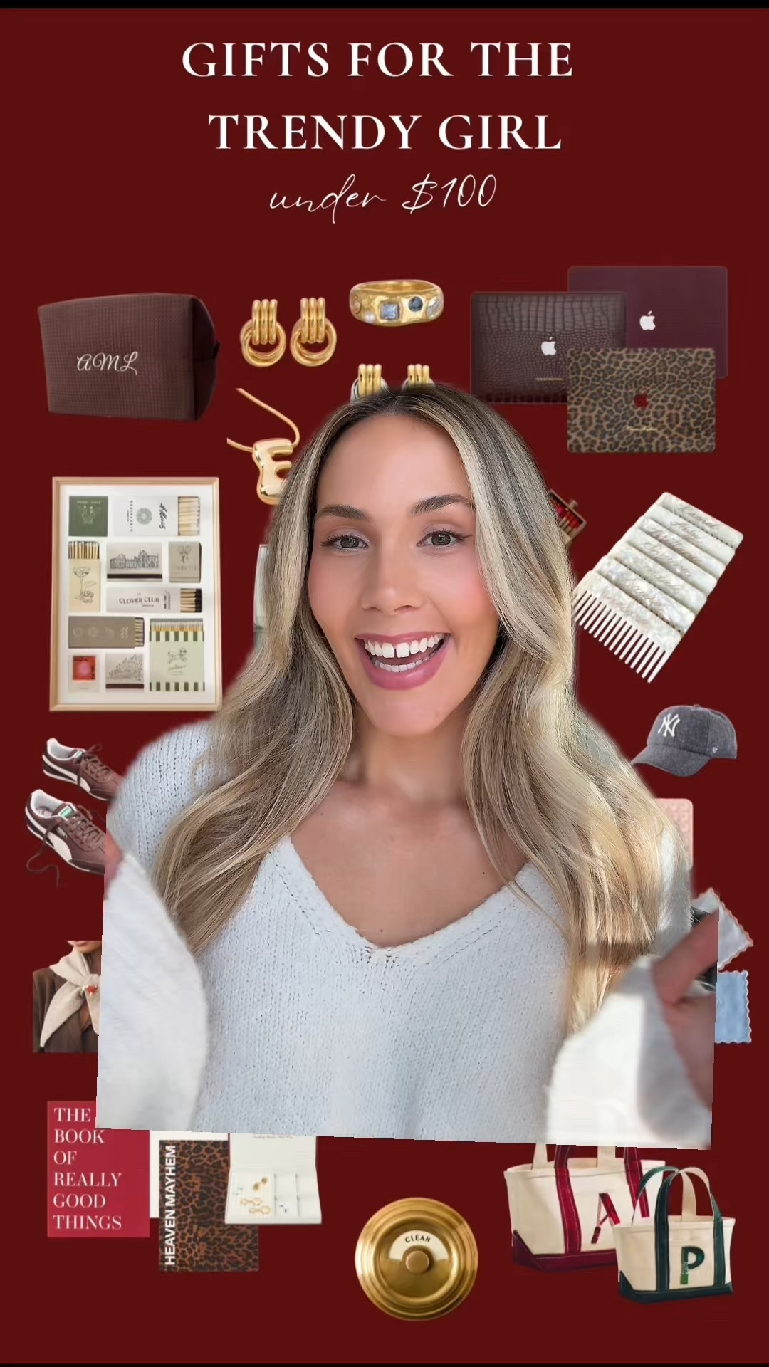 GIFT GUIDE 2025! Gifts for her under $100 for the trendy girl cool girl 

#LTKHoliday #LTKGiftGuide #LTKFindsUnder100