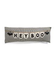 12x34 Hey Boo Banner Pillow | Marshalls
