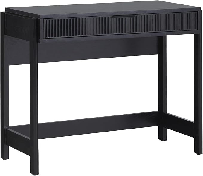 Walker Edison Transitional Office Design, Reeded Drawer Front Detail, Writing Desk with Drawer, S... | Amazon (US)