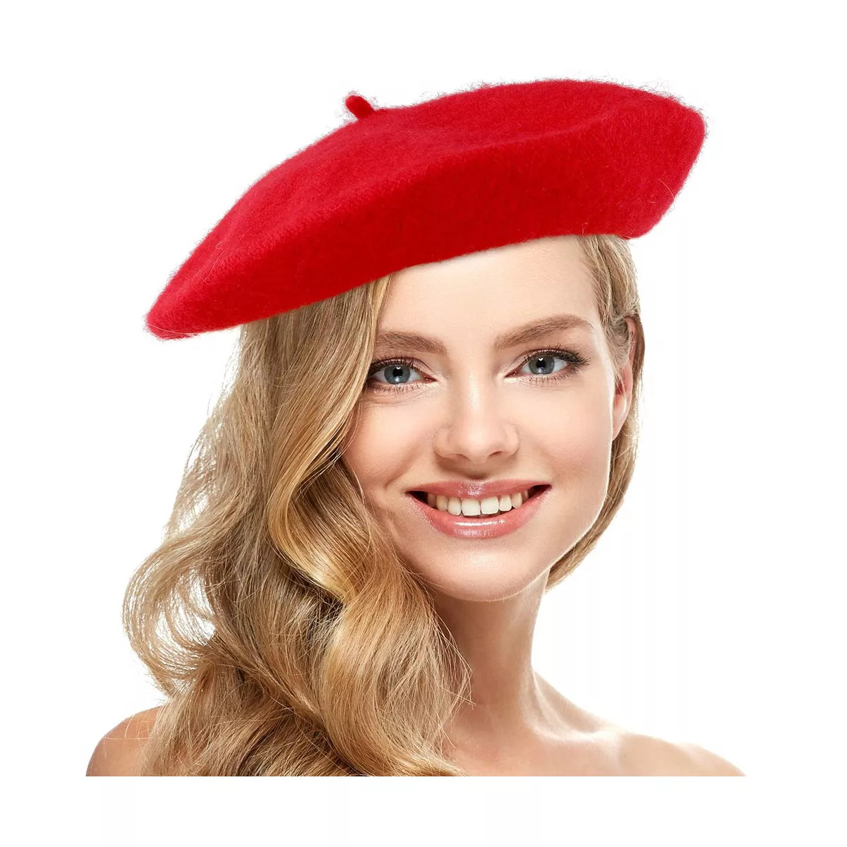 Skeleteen Womens French Style Beret Costume Accessory - Red | Target