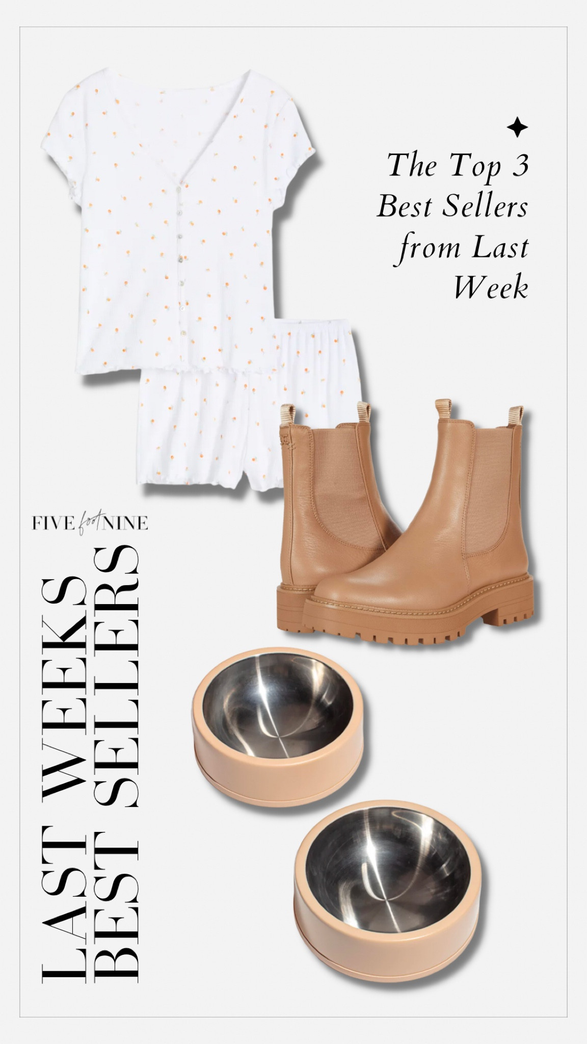 Best sellers from last week, pj set, dog bowls, waterproof winter boots 

#LTKunder100