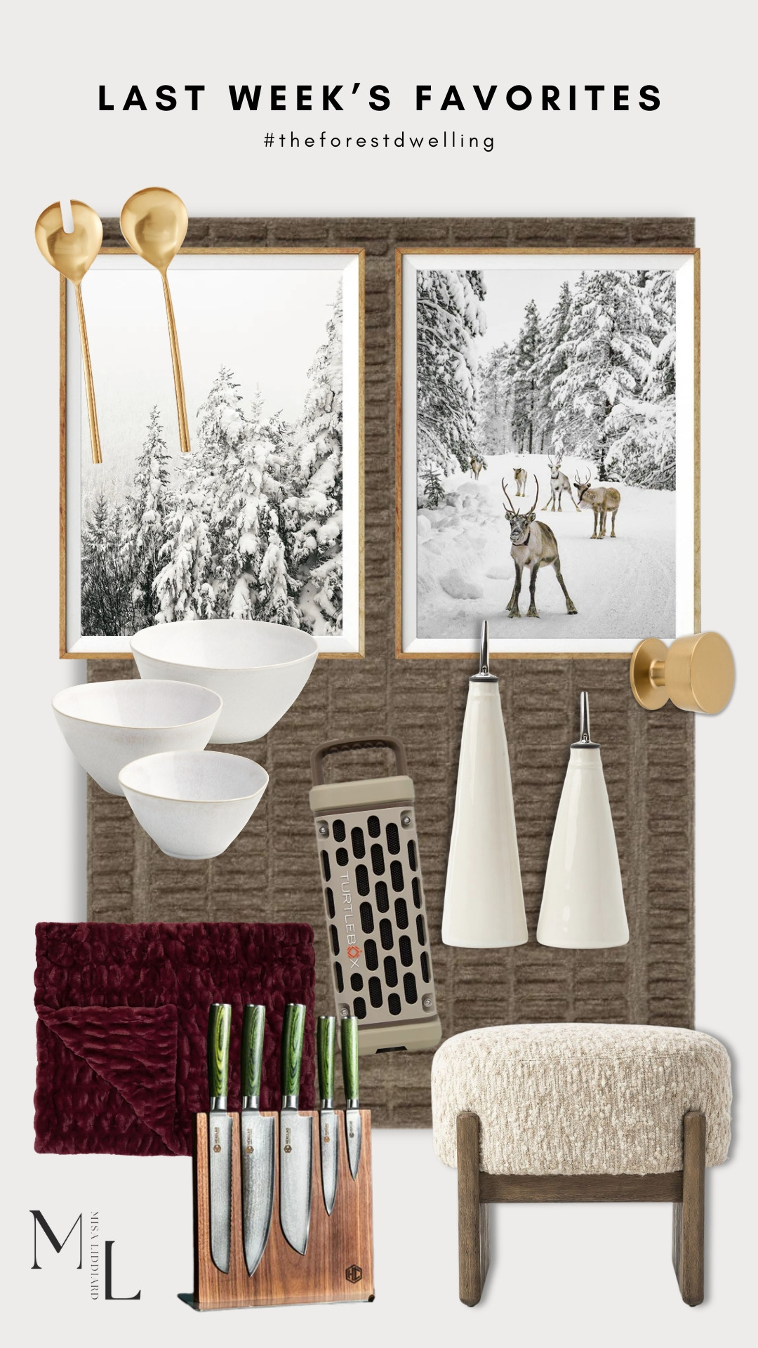 Sharing the faves from last week! These winter prints are so easy to style in the floating wood frames. The Chris Loves Julia x Loloi Bradley Cocoa rug is amazing quality. Perfect color for fall! 

 #LTKdayinmylife #LTKSeasonal #LTKHome