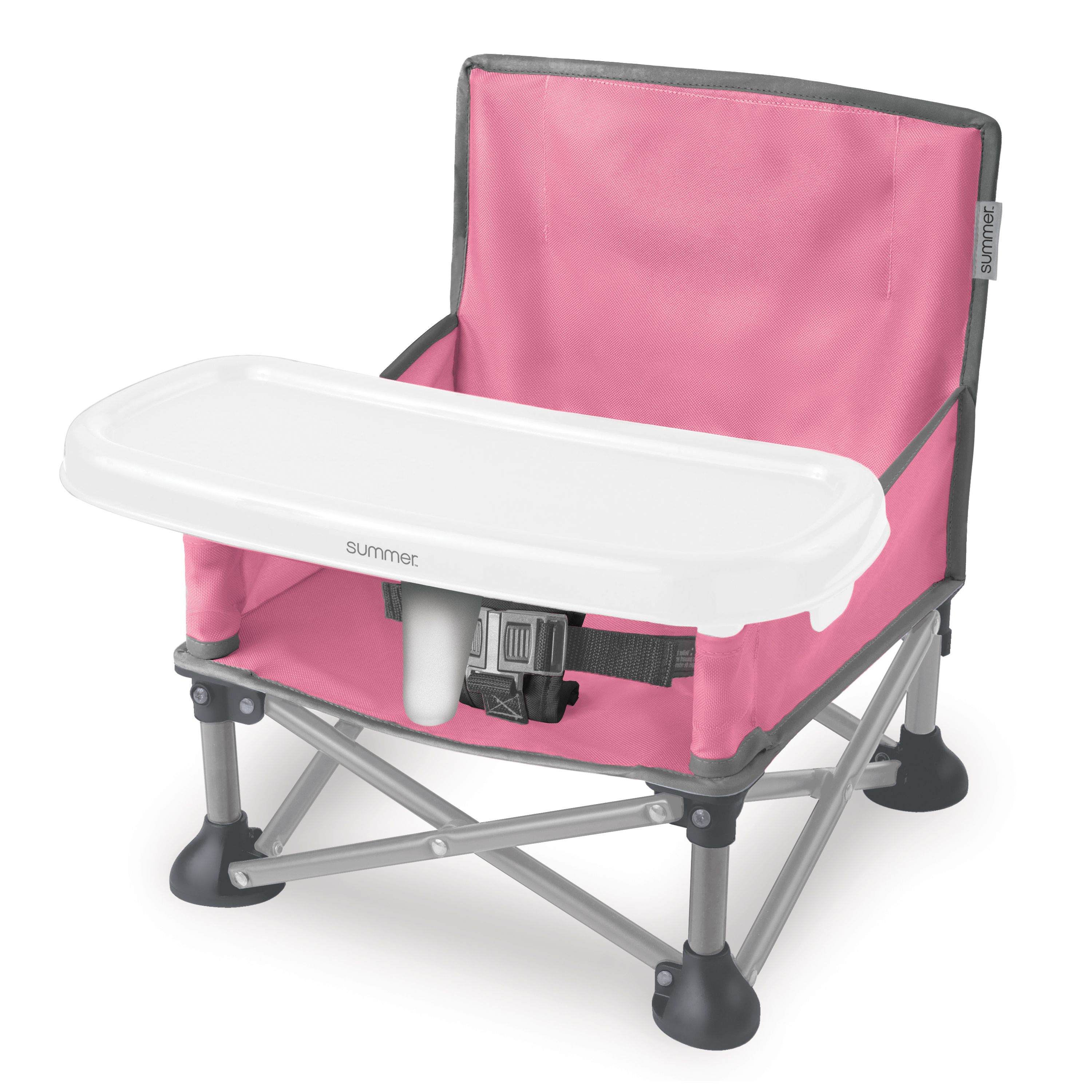 Summer Infant Pop 'N Sit Portable Booster (Pink & Grey) - Walmart.com | Walmart (US)