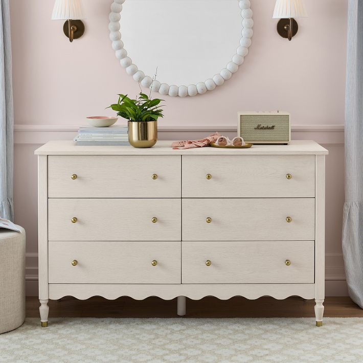 Camille 6-Drawer Dresser (54w x 19d") | Pottery Barn Teen
