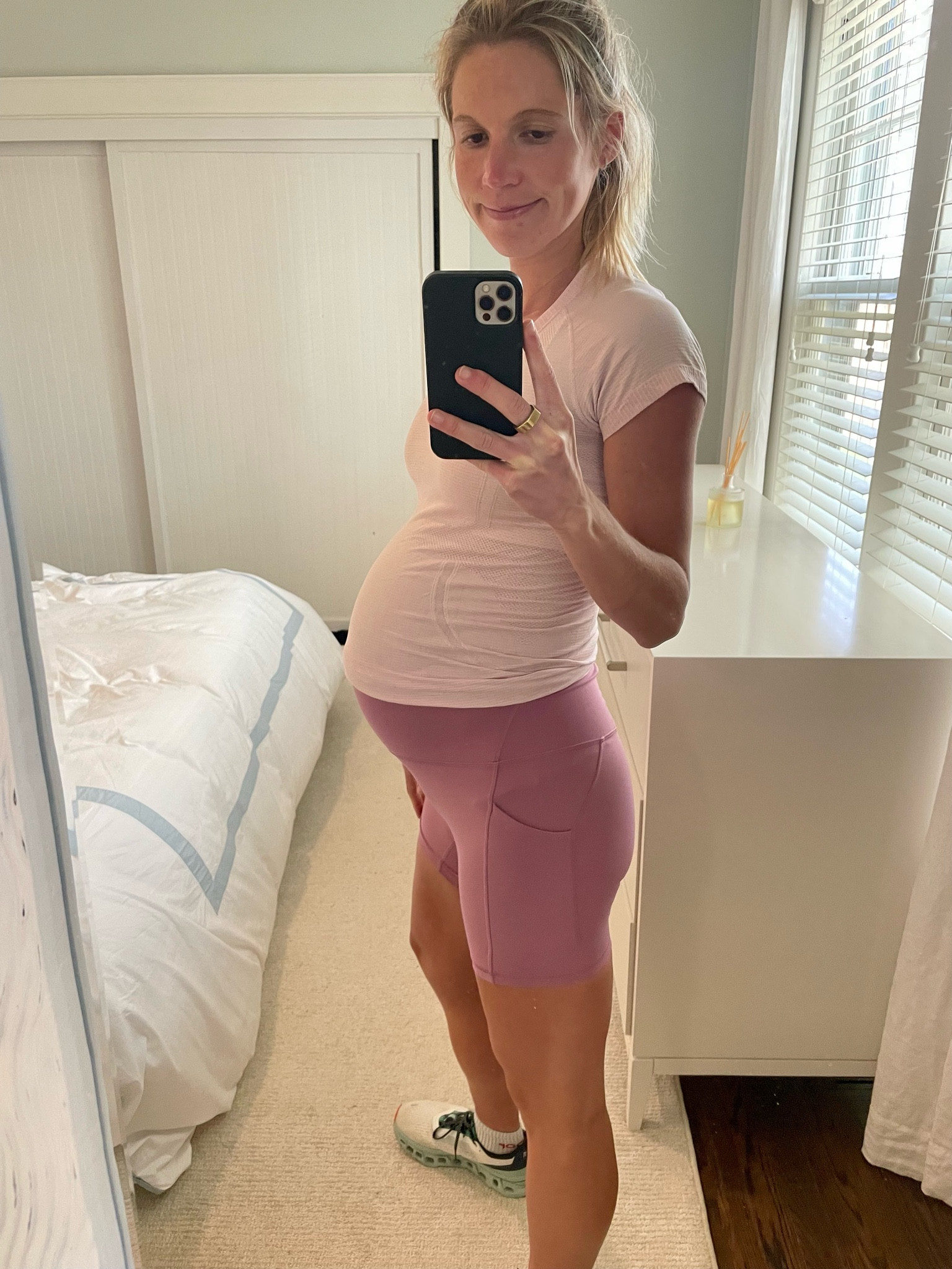 My align shorts are on sale!

Bump friendly activewear! The Lululemon align shorts with pockets are perfect for pregnancy and postpartum. Pair with a little tee and you have the perfect walking outfit. Also paired with my new oncloud sneakers (I like the cloudmonster -TTS). Wearing a 6 in the align shorts with pockets 

Swiftly tee , workout outfit , maternity staples , sneakers , cute tennis shoes , fitness , maternity fitness 

#LTKshoecrush #LTKfit #LTKbump