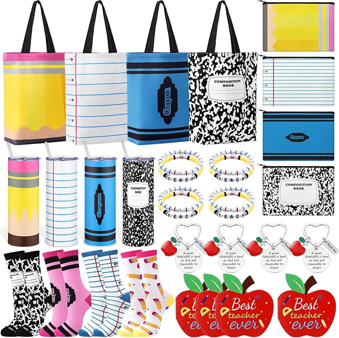 Sieral 32 Pcs Teacher Appreciation Gifts Bulk for Women End of Year Graduation Thank You Gifts fo... | Amazon (US)