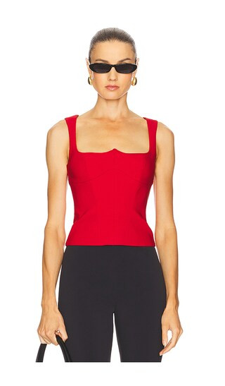 Antonella Top in Red | Revolve Clothing (Global)