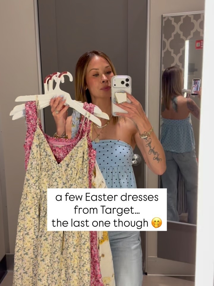 Wearing size XS in all of them 🤍

#targetstyle #springfashion #easterdress #affordablefashion #fyp