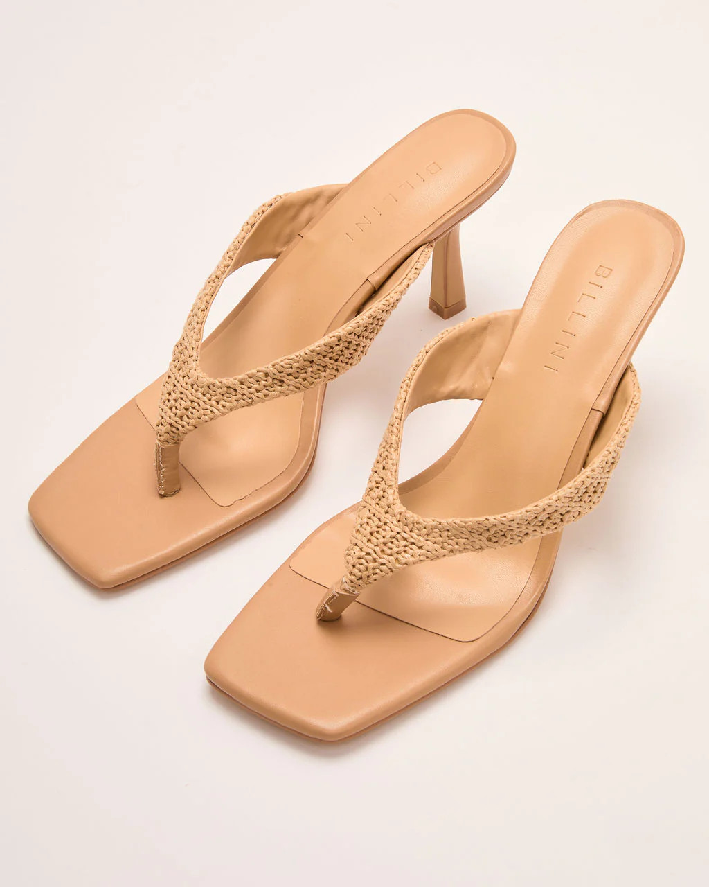 Sunlit Coast Raffia Thong Heel Sandal | VICI