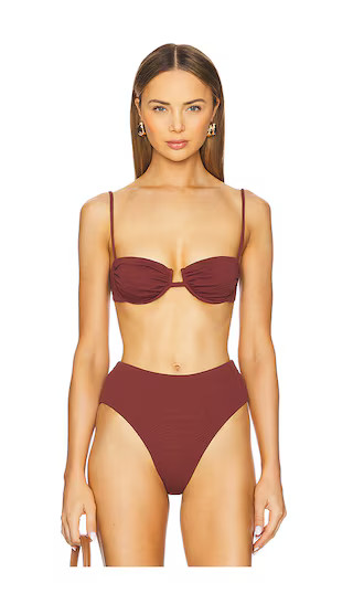 Gabriel Bikini Top in Fudge | Revolve Clothing (Global)