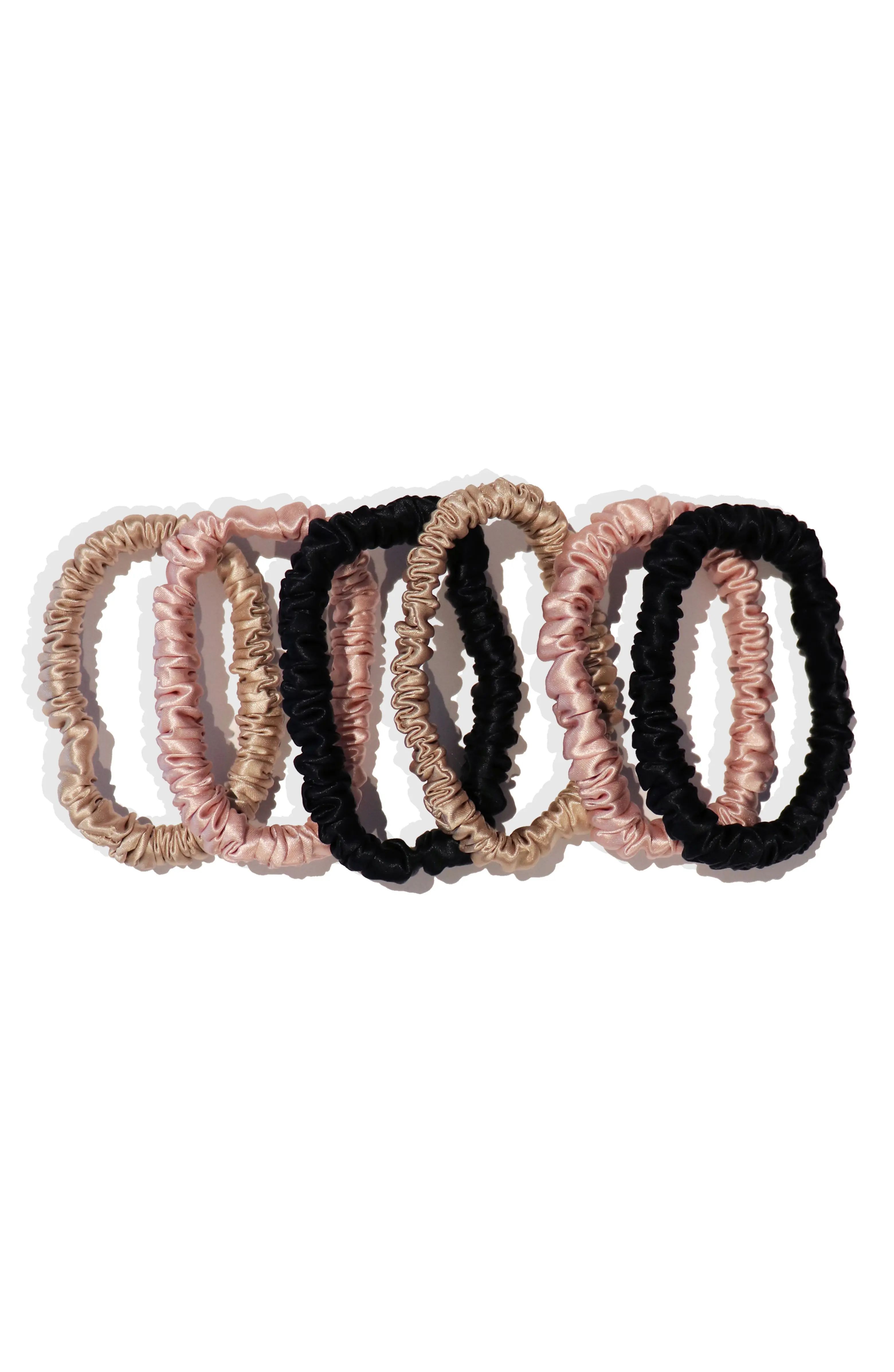 slip™ for beauty sleep 6-Pack Slipsilk™ Skinny Hair Ties | Nordstrom | Nordstrom