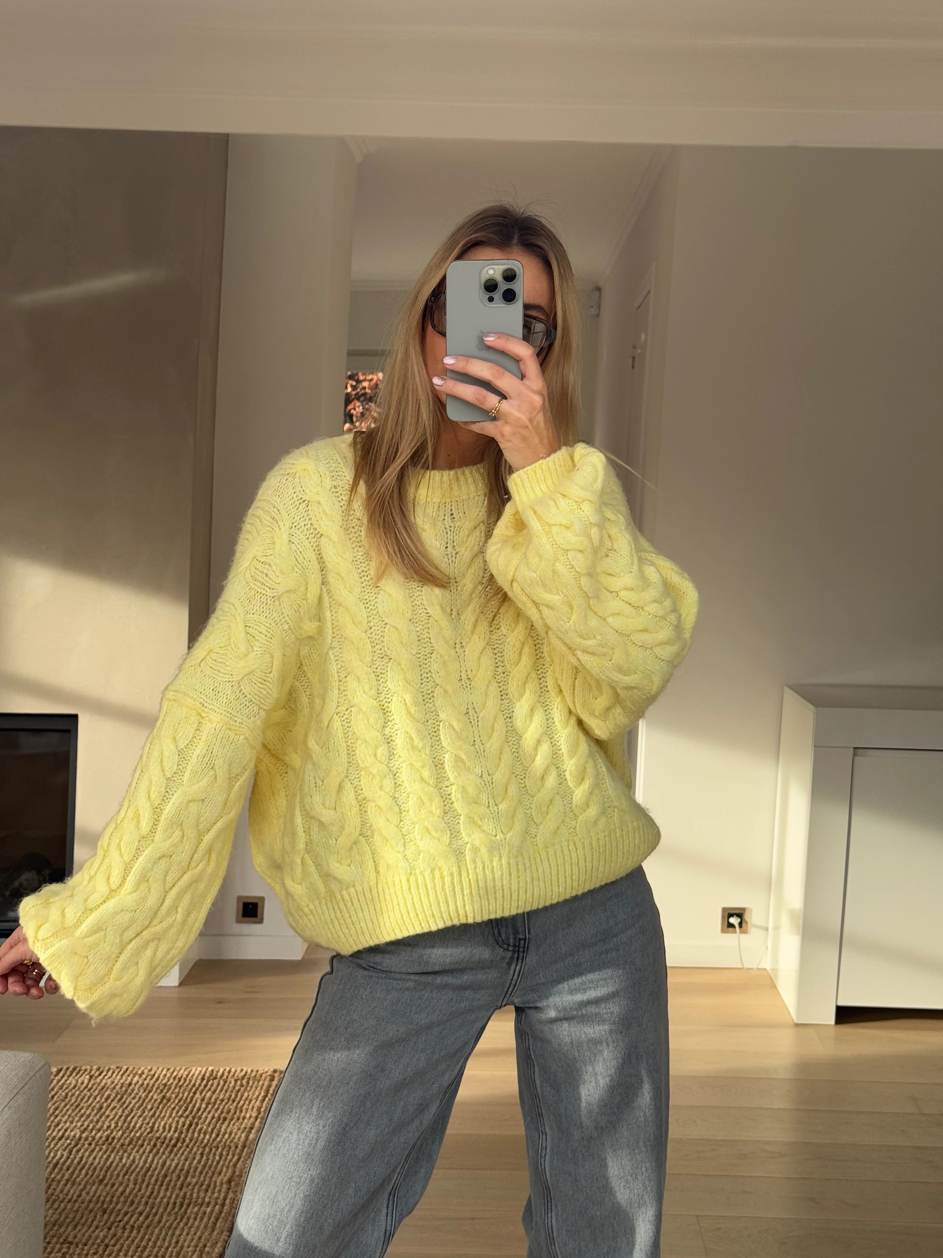 Yellow Justine Sweater | Easy Clothes