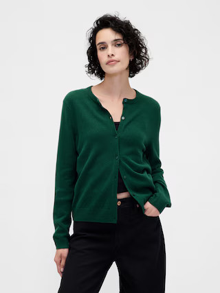 CashSoft Crop Cardigan | Gap (US)