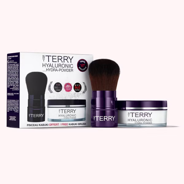 By Terry Exclusive Hyaluronic Hydra Powder and Kabuki Brush Set | Look Fantastic (ROW)