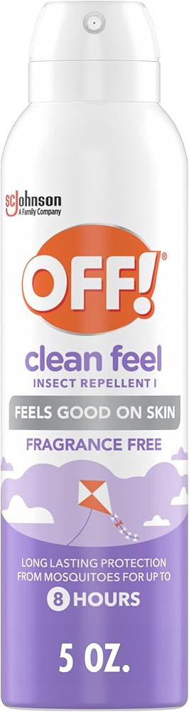 OFF! Clean Feel Insect Repellent Aerosol with 20% Picaridin, Bug Spray with Long Lasting Protecti... | Amazon (US)