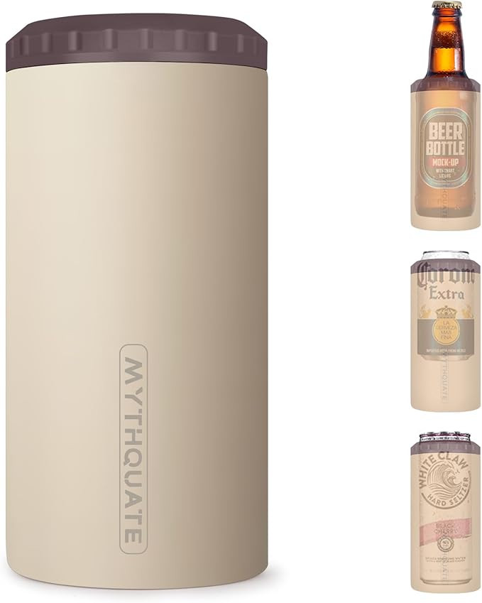 3 in 1 Slim Can Cooler for 12 OZ Skinny Can, Regular Can & Beer Bottle - Keep Cold for 6 Hours - ... | Amazon (US)