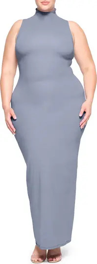 Fits Everybody Mock Neck Sleeveless Maxi Dress | Nordstrom