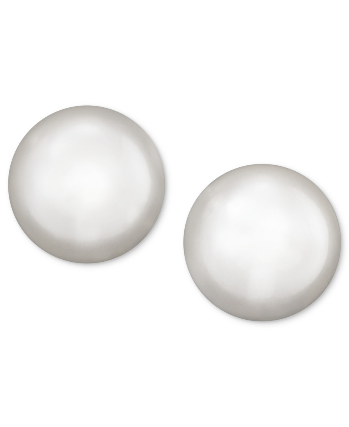 Belle de Mer Pearl Earrings, 14k Gold Cultured Freshwater Pearl Stud Earrings (5-1/2mm) | Macys (US)