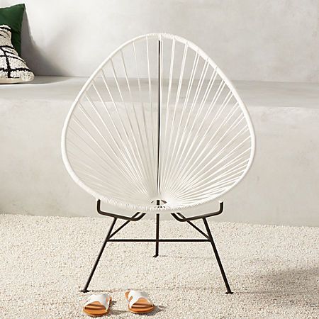 Acapulco White Outdoor ChairChange Zip Code: SubmitCloselimited time $249.00 reg.  $299.00(4.8)  ... | CB2