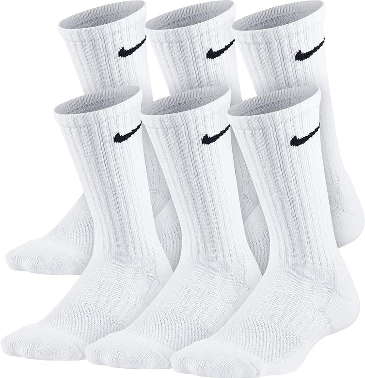 Nike Kids' Everyday Cushion Crew Socks (6 Pairs) | Amazon (US)