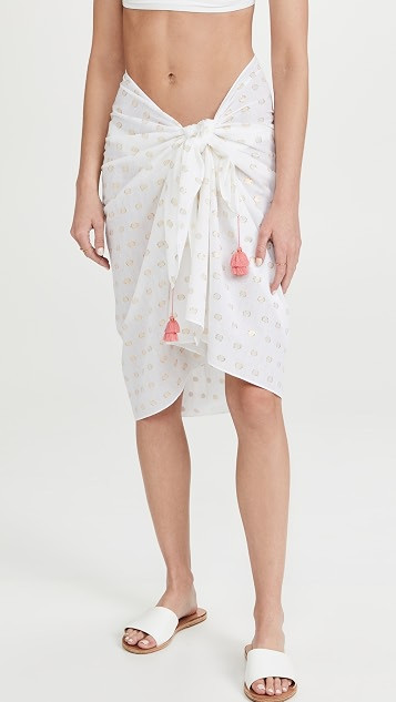 White Short Sarong | Shopbop