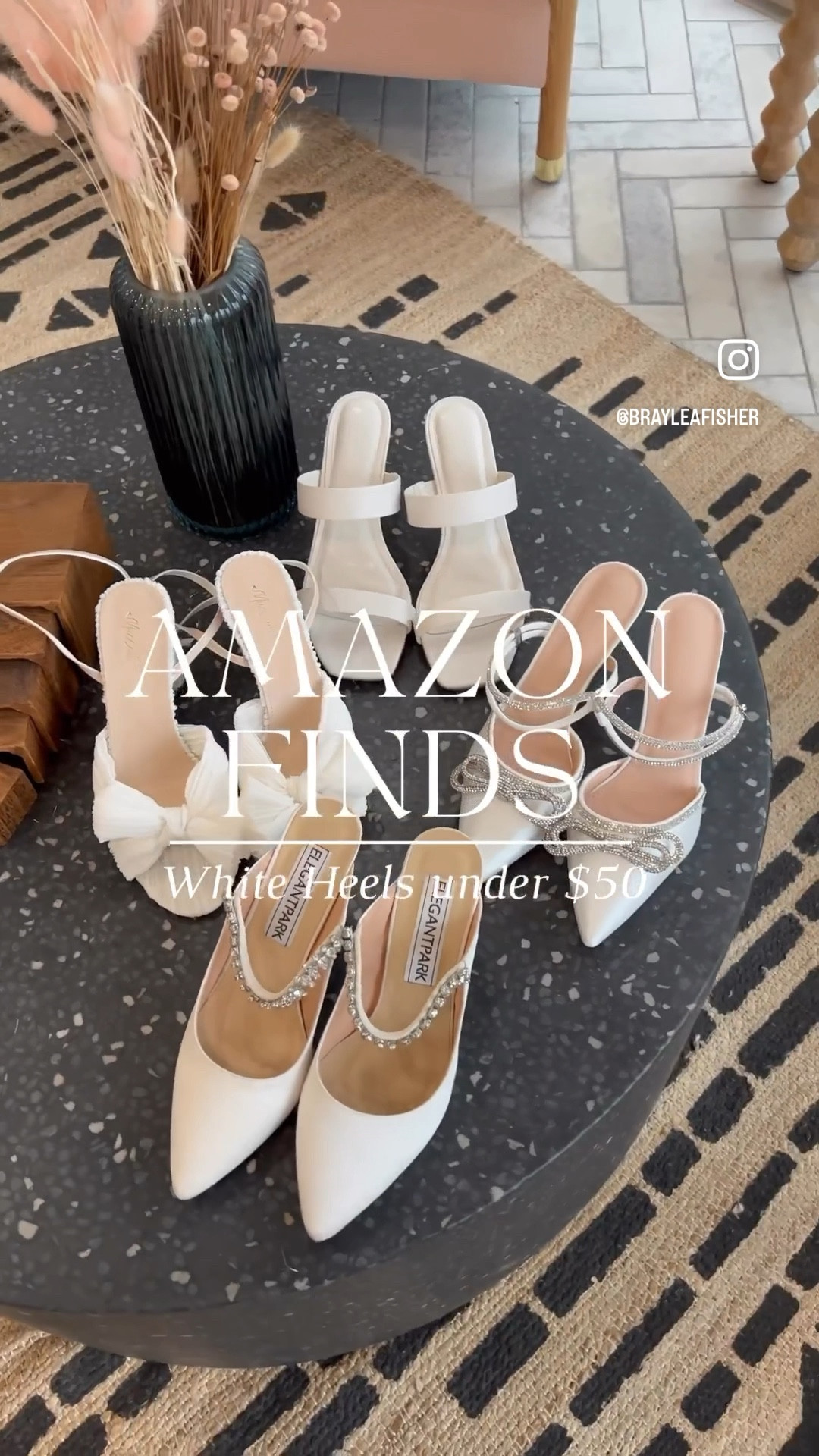 White heels under $50! Most are designer look alike 😉💸

White dress, bridal, bride, white dresses, long sleeve dress, bridal shower dress, engagement photos, engagement party, reception dress, wedding, wedding gown, bridal tea, bridal party, elopement, elope, beach wedding, mountain wedding, destination wedding, honeymoon, formal dress, formal wear, rehearsal dinner dress, rehearsal dinner, after party dress, lace, ruffled, ruffles, satin, fall, fall wedding #wedding #bride #bridal #whitedress #dresses #dress white heels, wedding heels, bridal heels

Follow my shop @brayleafisher on the @shop.LTK app to shop this post and get my exclusive app-only content!

#liketkit  
@shop.ltk
https://liketk.it/42Rbz