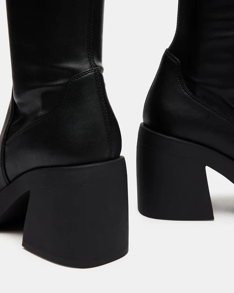 BERKLEIGH BLACK WIDE CALF | Steve Madden (US)