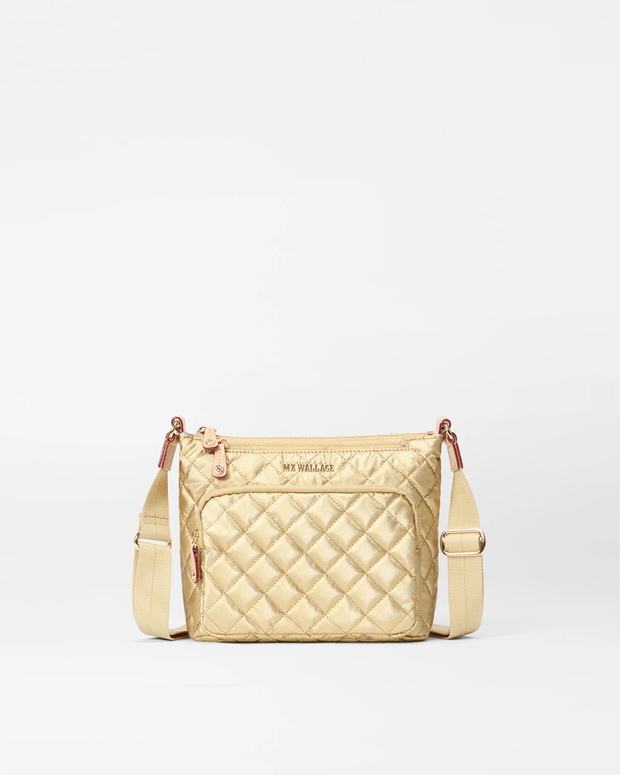 Light Gold Pearl Metro Scout Crossbody Deluxe | MZ Wallace