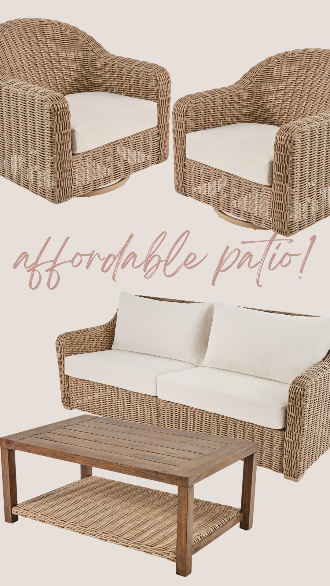 Just ordered this new patio furniture and it’s coming SAME DAY! It also comes with covers which I’m very excited about! 

#LTKHome #LTKSeasonal