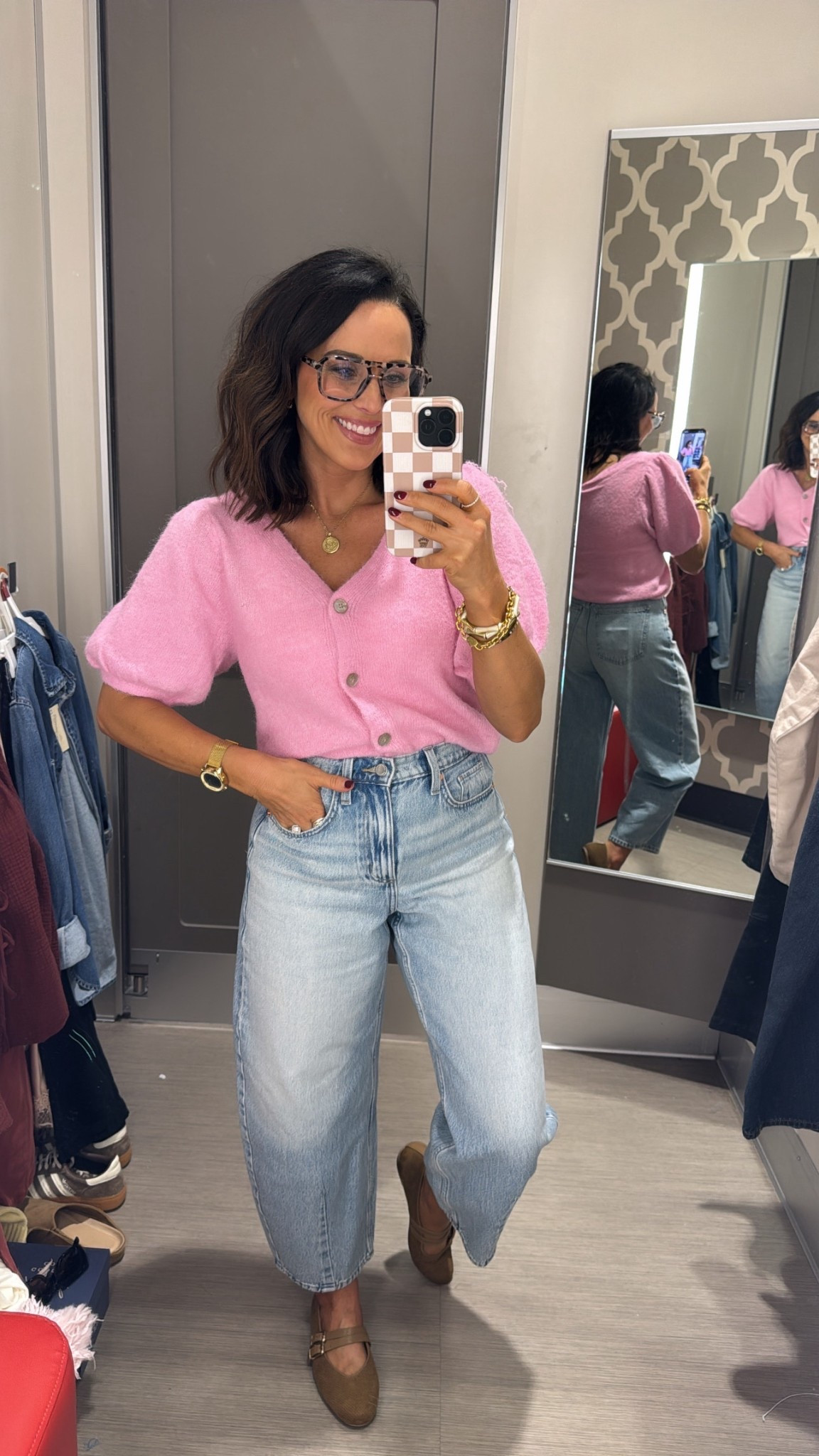 This short sleeve sweater is the best workwear top for winter to spring fashion! Aprilwilks affordable fashion teacher outfits target favorites mom outfits mom life workwear office looks early spring fashion VintagePickin 

#LTKPetite #LTKWorkwear #LTKootd