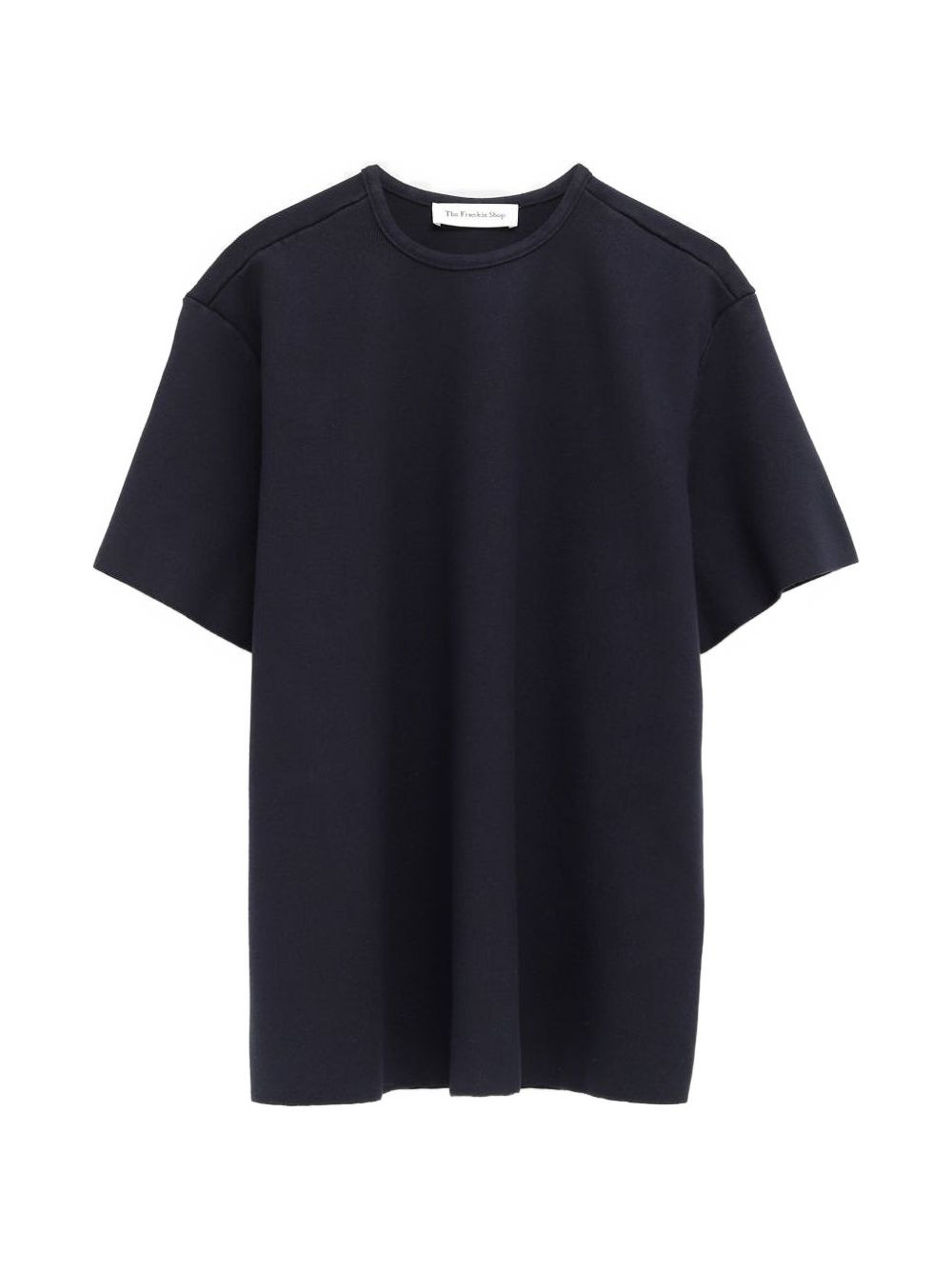 The Frankie Shop crew-neck short-sleeve T-shirt - Blue | Farfetch Global