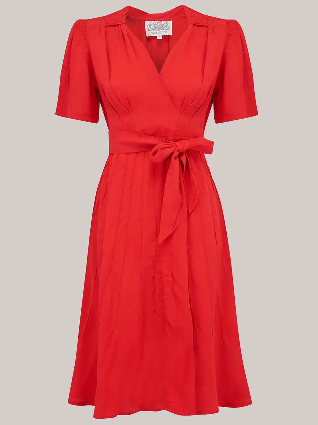 Nancy Dress in Lipstick Red by The Seamstress of Bloomsbury | Authentic Vintage 1940s Style | Etsy (UK)