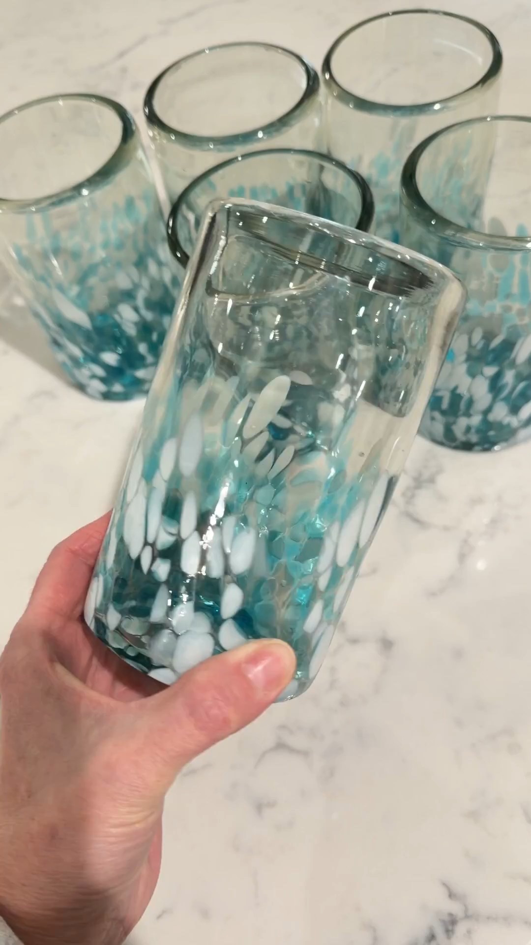 I just discovered this blue and white glassware set and I’m loving them! They’re a great addition to a coastal kitchen! 

#LTKSaleAlert #LTKU #LTKHome