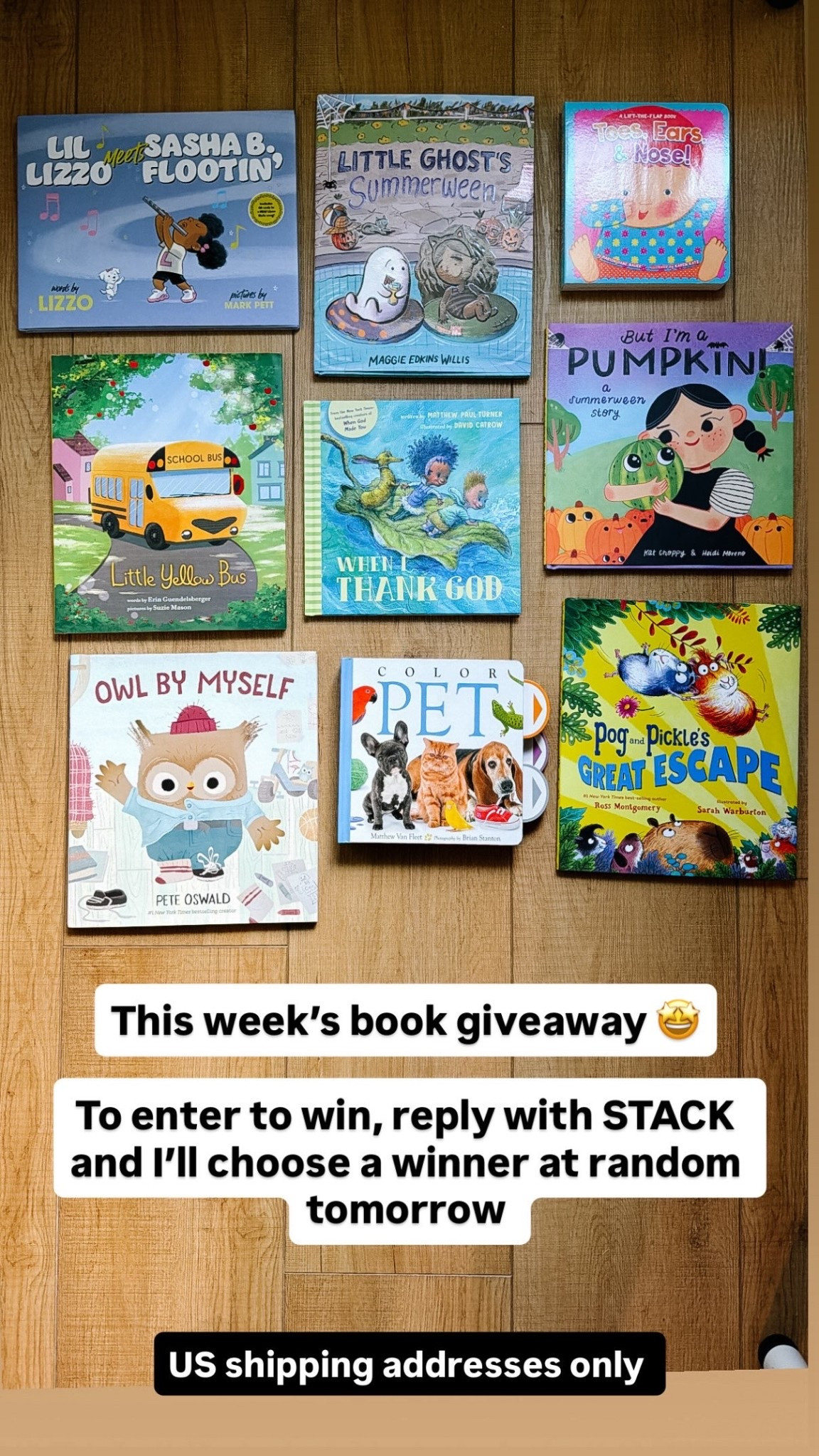 Book Giveaway 8/25/26