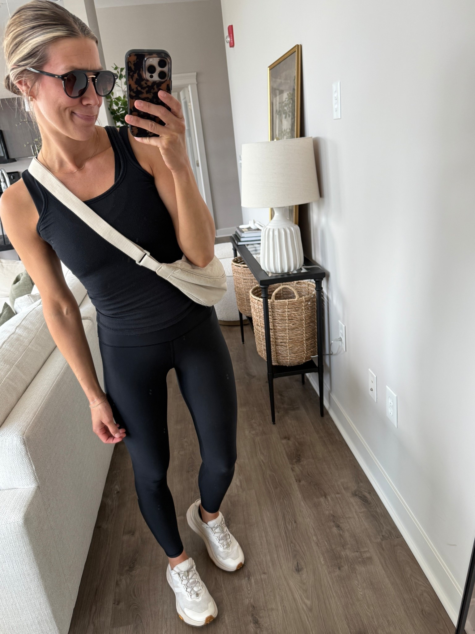 Wearing XS leggings, small sports bra, 2 tank, sneakers tts

#LTKActive #LTKOver40 #LTKStyleTip