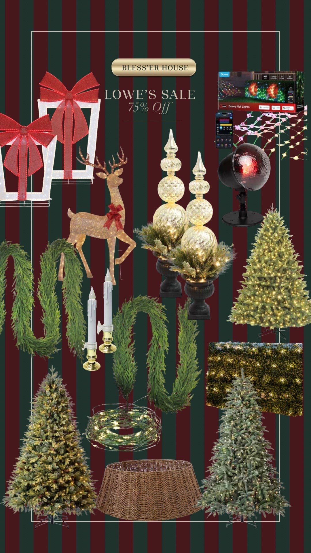 75% off Christmas decor! 

#LTKSaleAlert