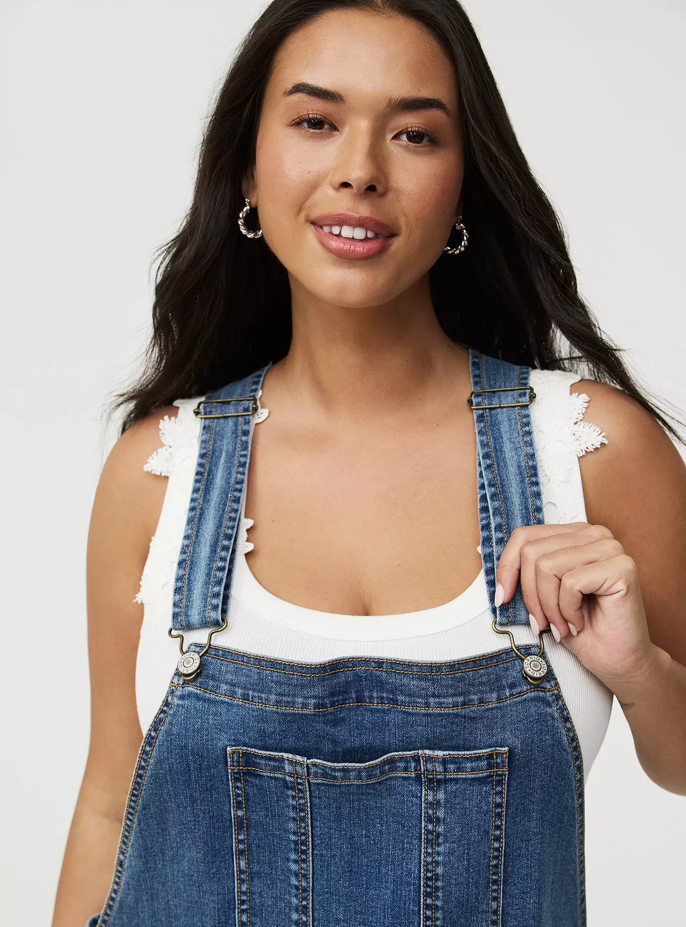 3'' Relaxed Denim Shortall | Torrid (US & Canada)
